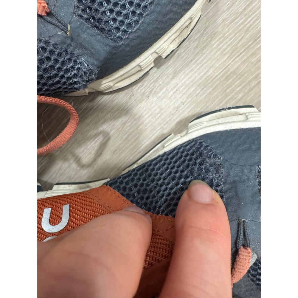 ON Cloud Mens Cloud Flyer size 9 orange and grey - Picture 4 of 12